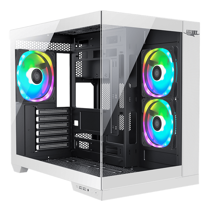 کیس گیمینگ اوست GT AQ12 Black & White