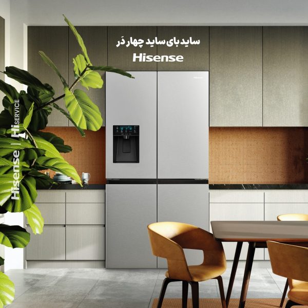 سایدبایساید هایسنس مدل BCD-522/W سفید — تصویر 1
