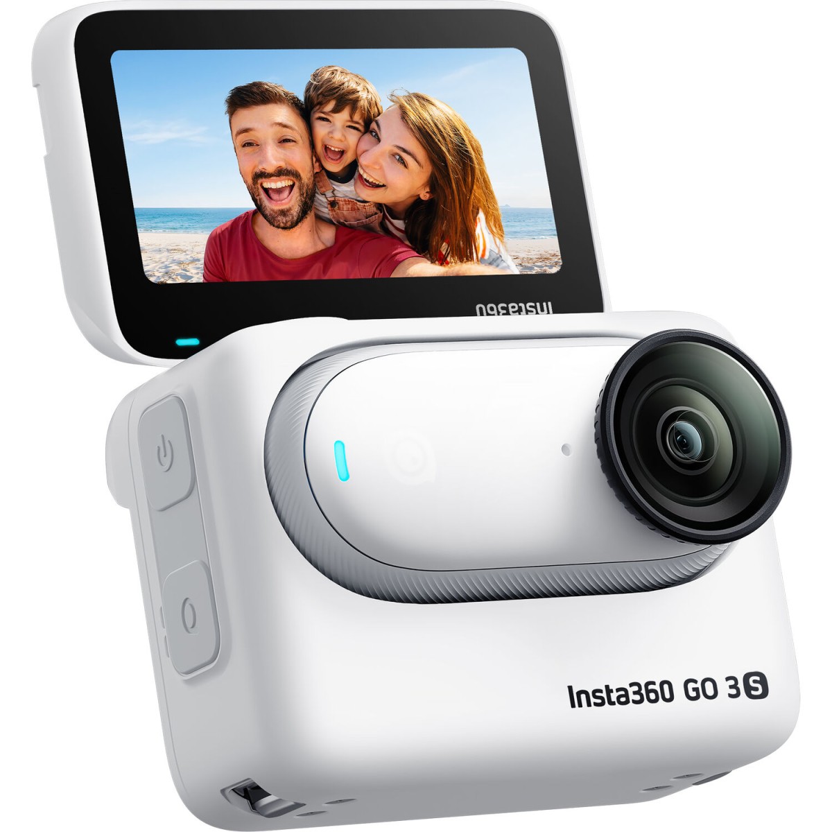 دوربین ورزشی اینستا۳۶۰ مدل Insta360 GO 3S - باندل استاندارد ظرفیت ۱۲۸ گیگابایت - رنگ سفید — تصویر 1