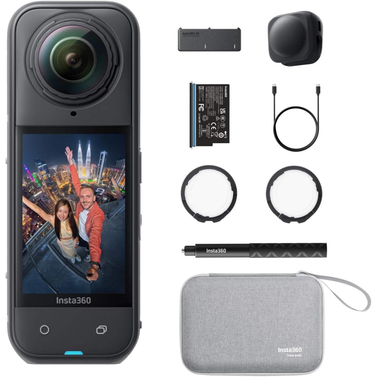 دوربین ورزشی اینستا ۳۶۰ اسنشیال باندل مدل Insta360 X5 Essentials Bundle — تصویر 1