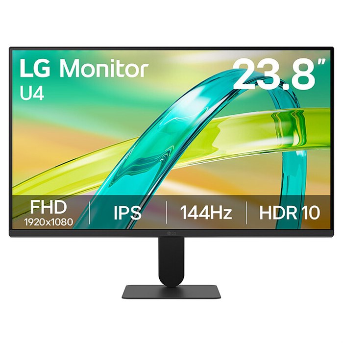 مانیتور گیمینگ 24 اینچ ال جی مدل 24U411B-B (144 هرتز) — تصویر 1