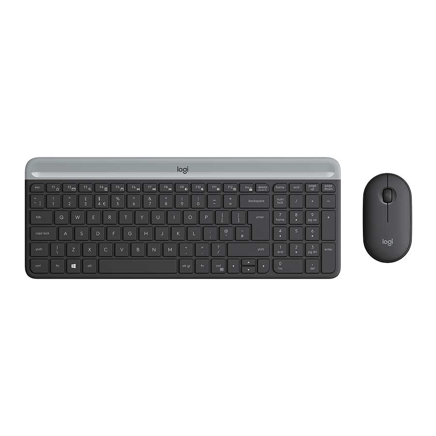 کيبورد و ماوس بیسیم لاجيتک مدل MK470 Slim