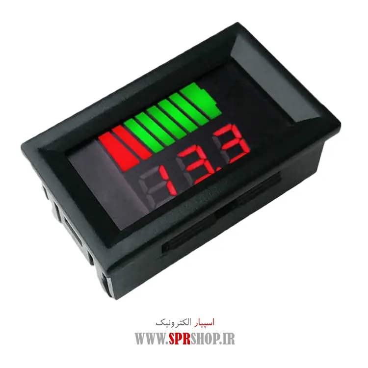 ماژول نمایش شارژ باتری 12-60 ولت رو پنلی — تصویر 1