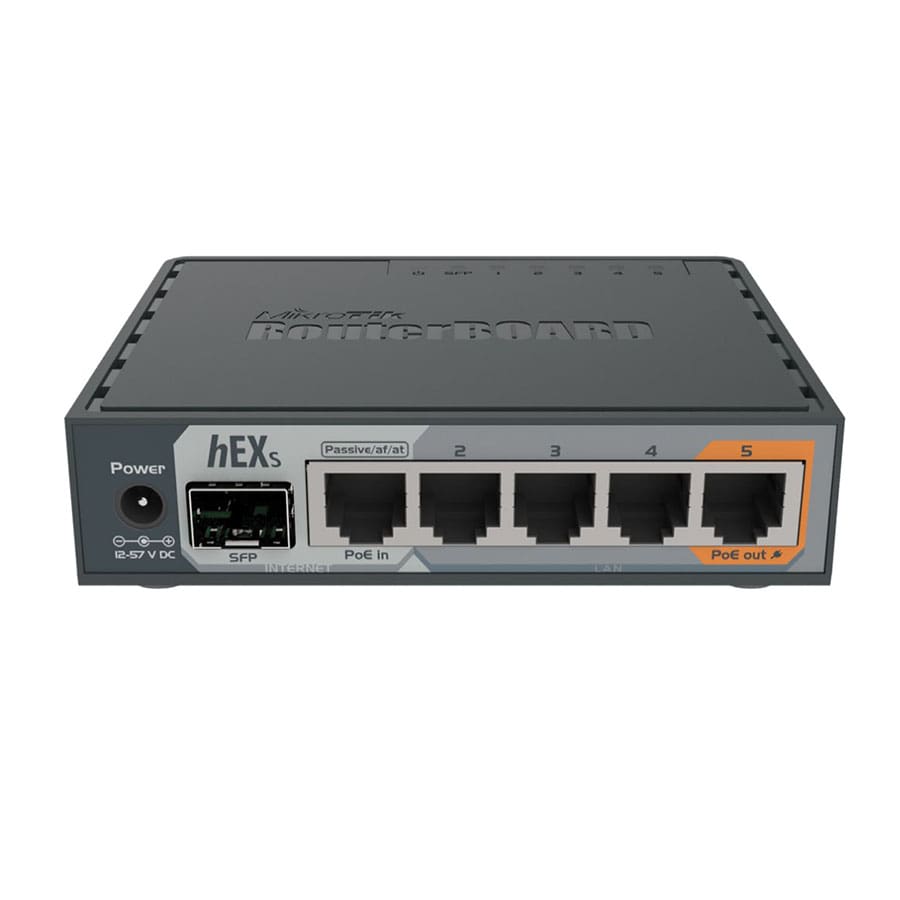 روتر و اکسس پوینت بیسیم میکروتیک مدل RB760iGS - hEX S