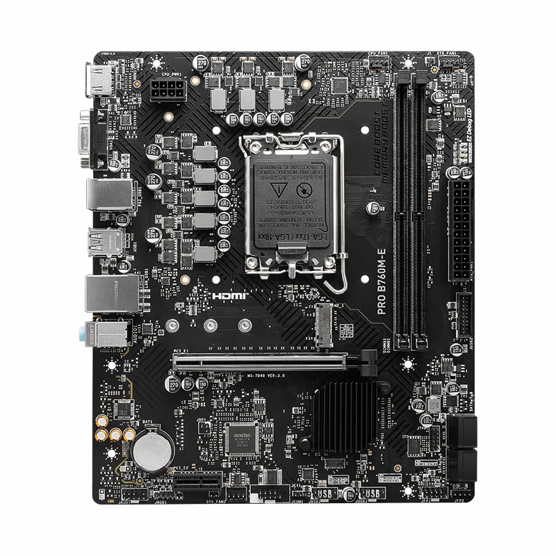 مادربرد ام اس آی مدل PRO B760M-E DDR5