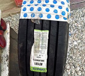 لاستیک خودرو اورنت مدل AT131 (گل جلو) سایز 385/65R22.5 (تاریخ تولید 2026) — تصویر 1