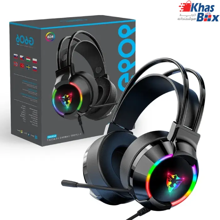 هدست سیم دار مخصوص بازی مدل G606