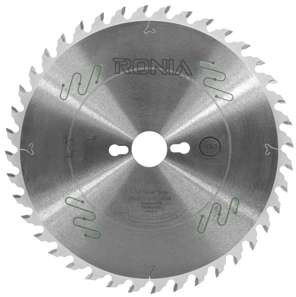 تیغ اره رونیا RSB-IW2504030T چوب بر ۲۵۰ میلیمتر ۴۰ دندانه