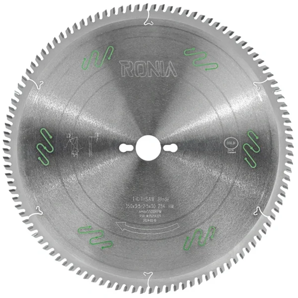 تیغ اره رونیا RSB-IW3505430T چوب بر ۳۵۰ میلیمتر ۵۴ دندانه