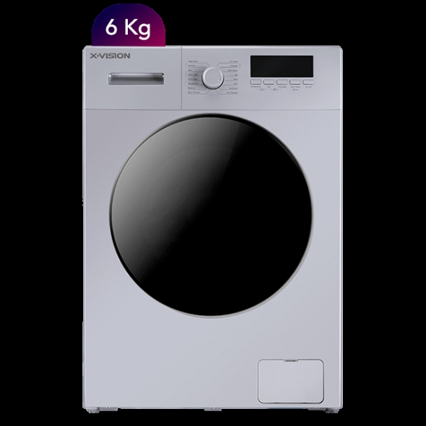 ماشین لباسشویی ایکس ویژن مدل TE62-AS ظرفیت 6 کیلوگرم — تصویر 1