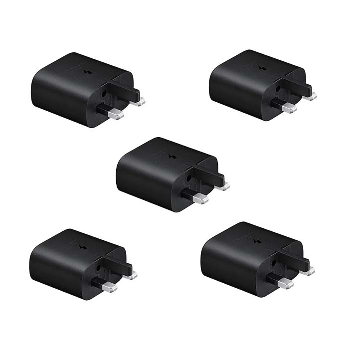 پک 5 عددی آداپتور سامسونگ 25 وات (اصل)