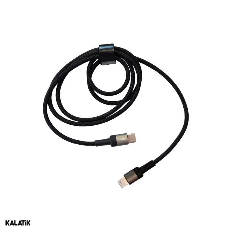 کابل تبدیل USB-C به Lightning نواکس مدل L105 به طول 1 متر-شارسل — تصویر 1