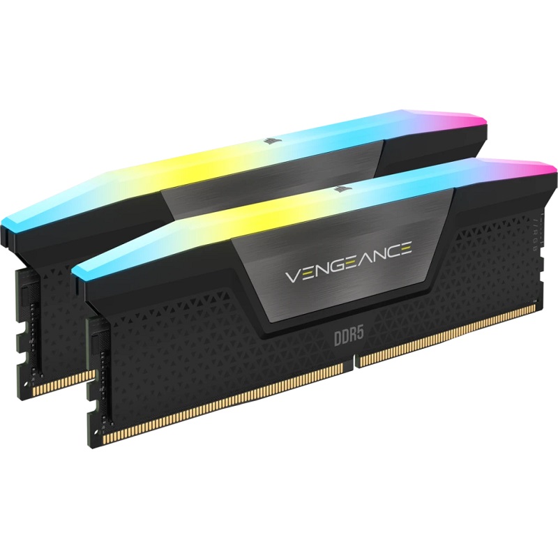 رم دسکتاپ CORSAIR مدل VENGEANCE RGB 96GB (2x48GB) DDR5 5600MHz