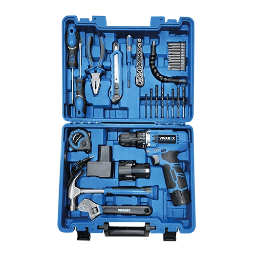 کیت ابزار ویوارکس VR1240-CDK چهل پارچه همراه دریل شارژی ۱۲ ولت