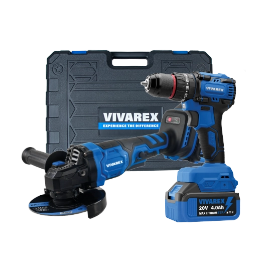 کیت شارژی ویوارکس VR2402-BCK براشلس ۲۰ ولت با صفحه ۱۱۵