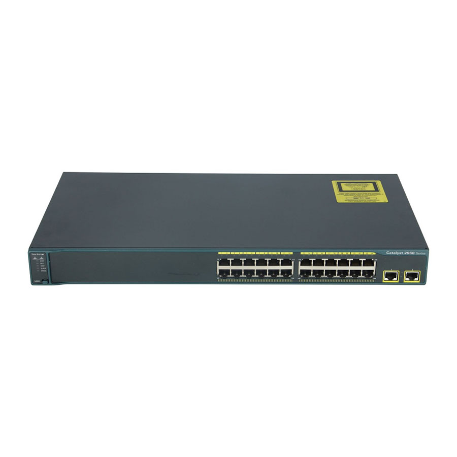 سوييچ 24 پورت سیسکو مدل WS-C2960-24TT-L — تصویر 1