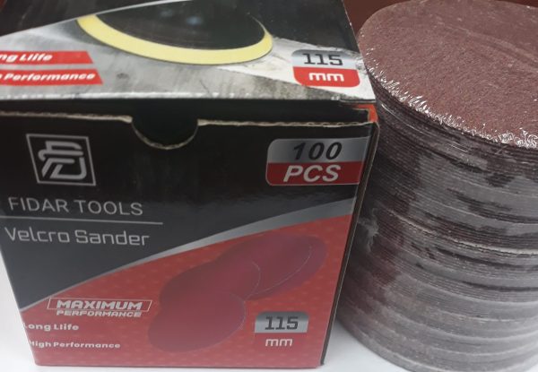 سنباده پشت کرکی مینی قرمز گرید60 فیدار — تصویر 1