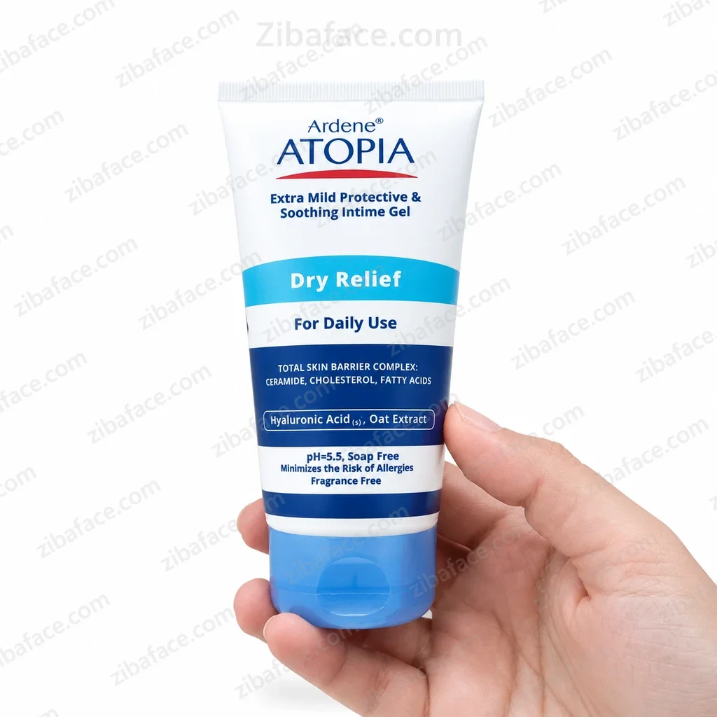 ژل شستشوی بسیار ملایم ناحیه ژنیتال آردن اتوپیا Dry Relief , وزن 150 گرم (انقضا 1407/09) — تصویر 1