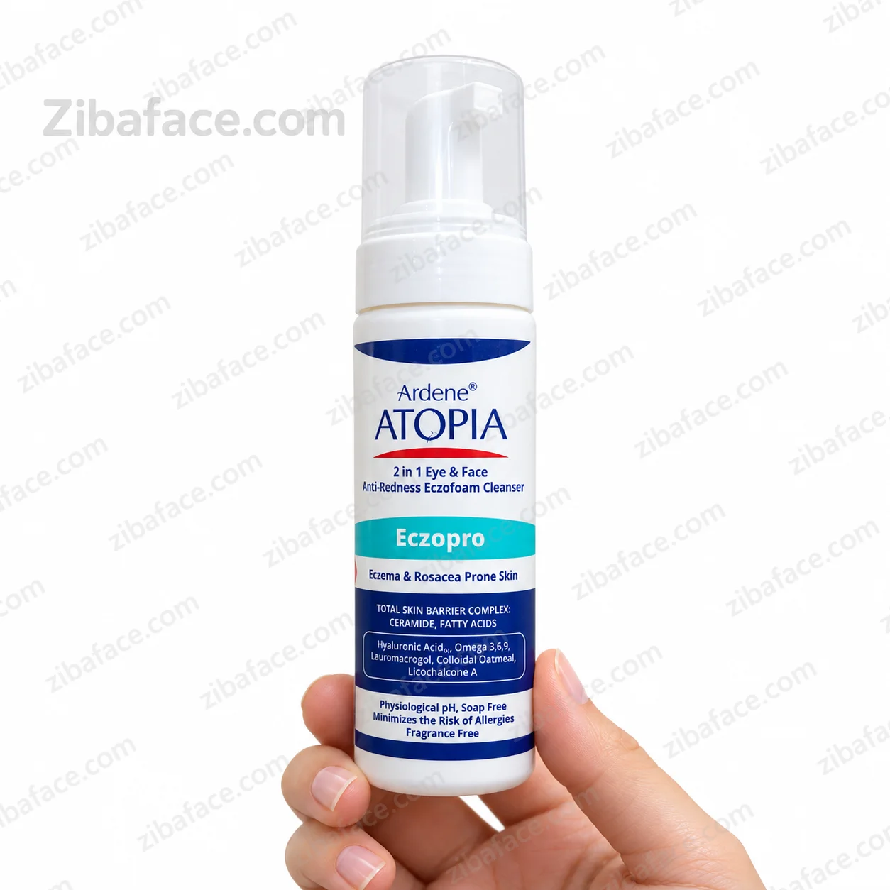 فوم شوینده ملایم صورت و اطراف چشم آردن اتوپیا Eczpro , مناسب پوست خیلی خشک و مستعد قرمزی -150 گرم (انقضا 1407/08)