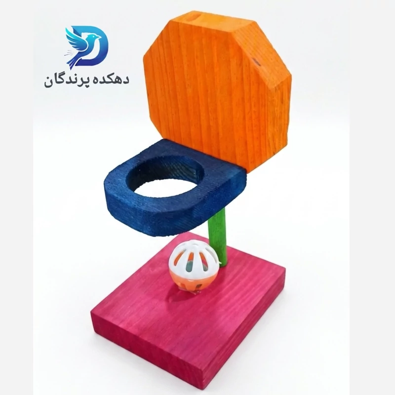 اسباب بازی طوطیسانان (مدل بسکتبال) اسباب بازی پرنده بسکتبال طوطیسانان