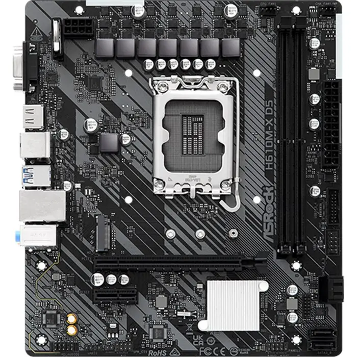 مادربرد ازراک مدل H610M-X DDR5
