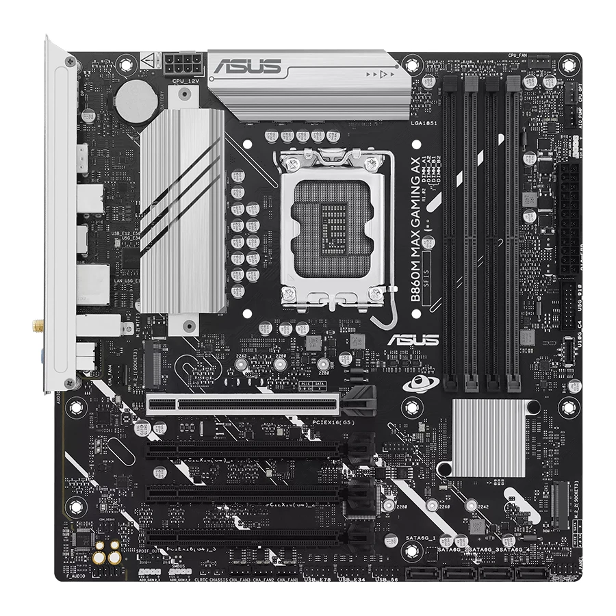 مادربرد ایسوس مدل B860M MAX GAMING AX WIFI DDR5