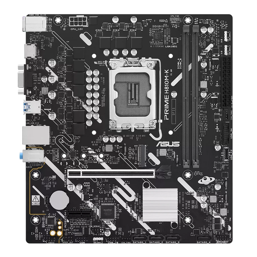 مادربرد ایسوس مدل PRIME H810M-K DDR5 — تصویر 1