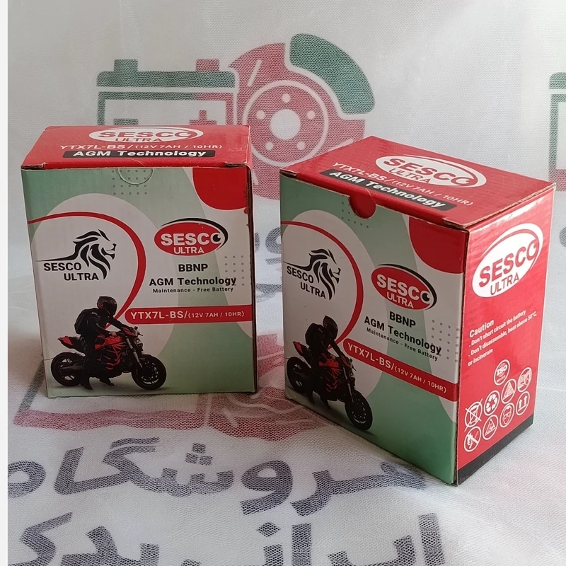 باطری 12ولت 7آمپر بلند سسکو(کد793)/باتری UPS سسکو 7آمپر/باطری خشک 12ولت 7آمپر/باتری یوپی اس SESCO