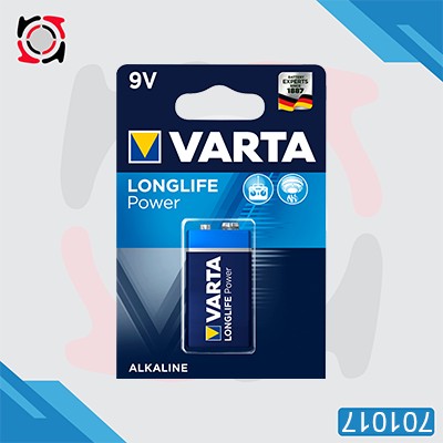 باطری کتابی VARTA آلکالین لانگ لایف پاور 1 عددی