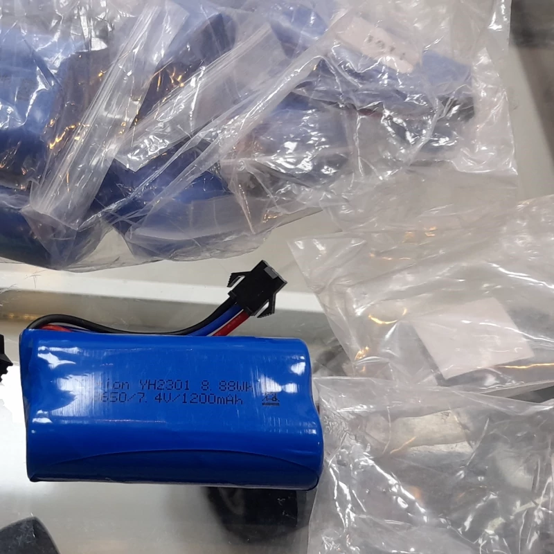 باطری ماشین کنترلی 7.4v 1200mah li-ion
