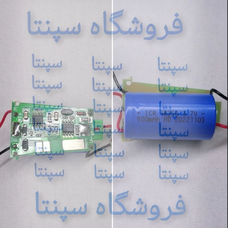 باطری ریش تراش جیمی 855(باطری به همراه برد)(اصل) باطری ماشین اصلاح جیمی مدل 855 باطری ماشین اصلاح سر و صورت جیمی 855