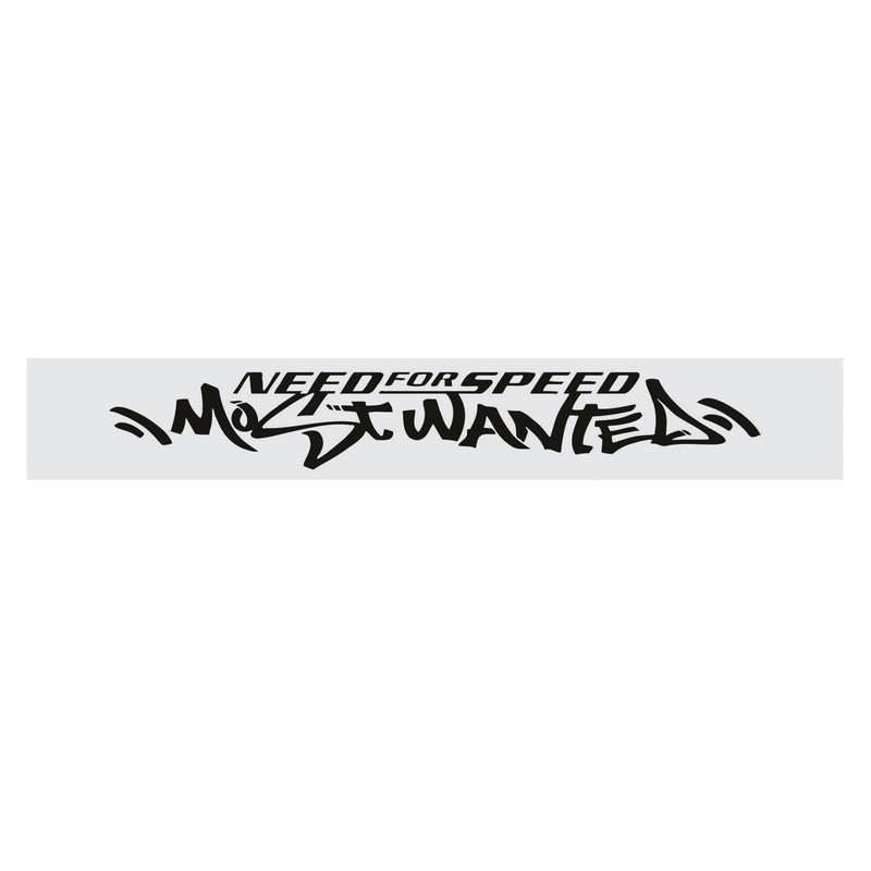 برچسب شیشه خودرو طرح ویندشیلد مدل آفتابگیر-MOST WANTED — تصویر 1