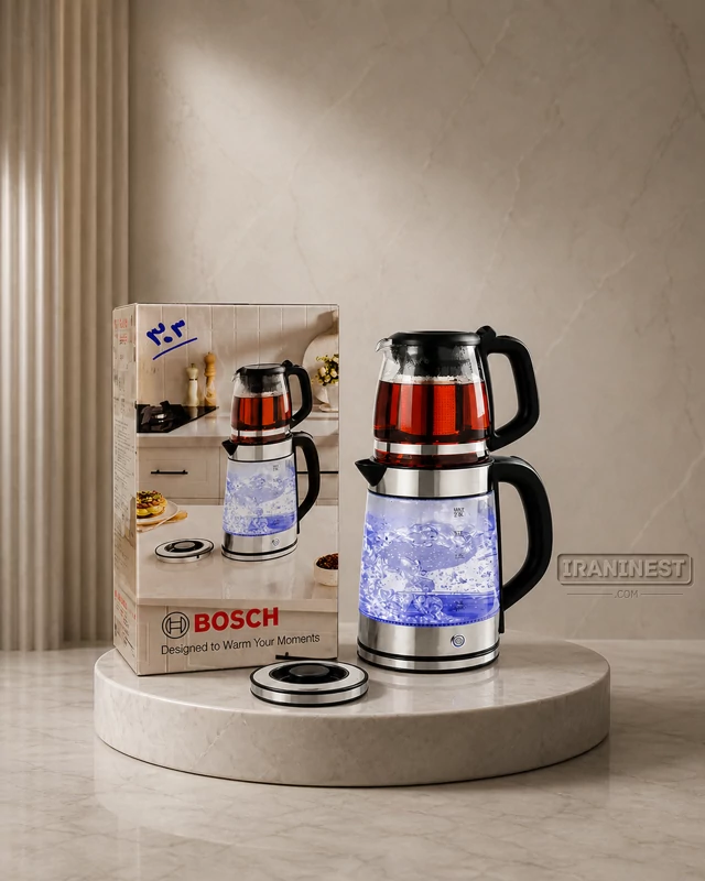 چای ساز روهمی BOSCH گنجایش 2.5 لیتر مدل 303