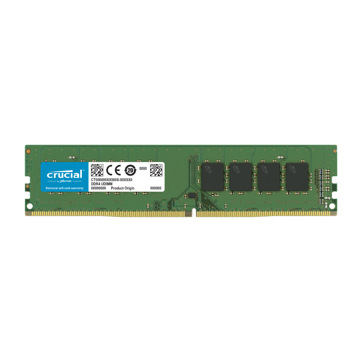 رم کامپیوتر DDR4 تک کاناله 3200 مگاهرتز CL22 کروشیال ظرفیت 8 گیگابایت