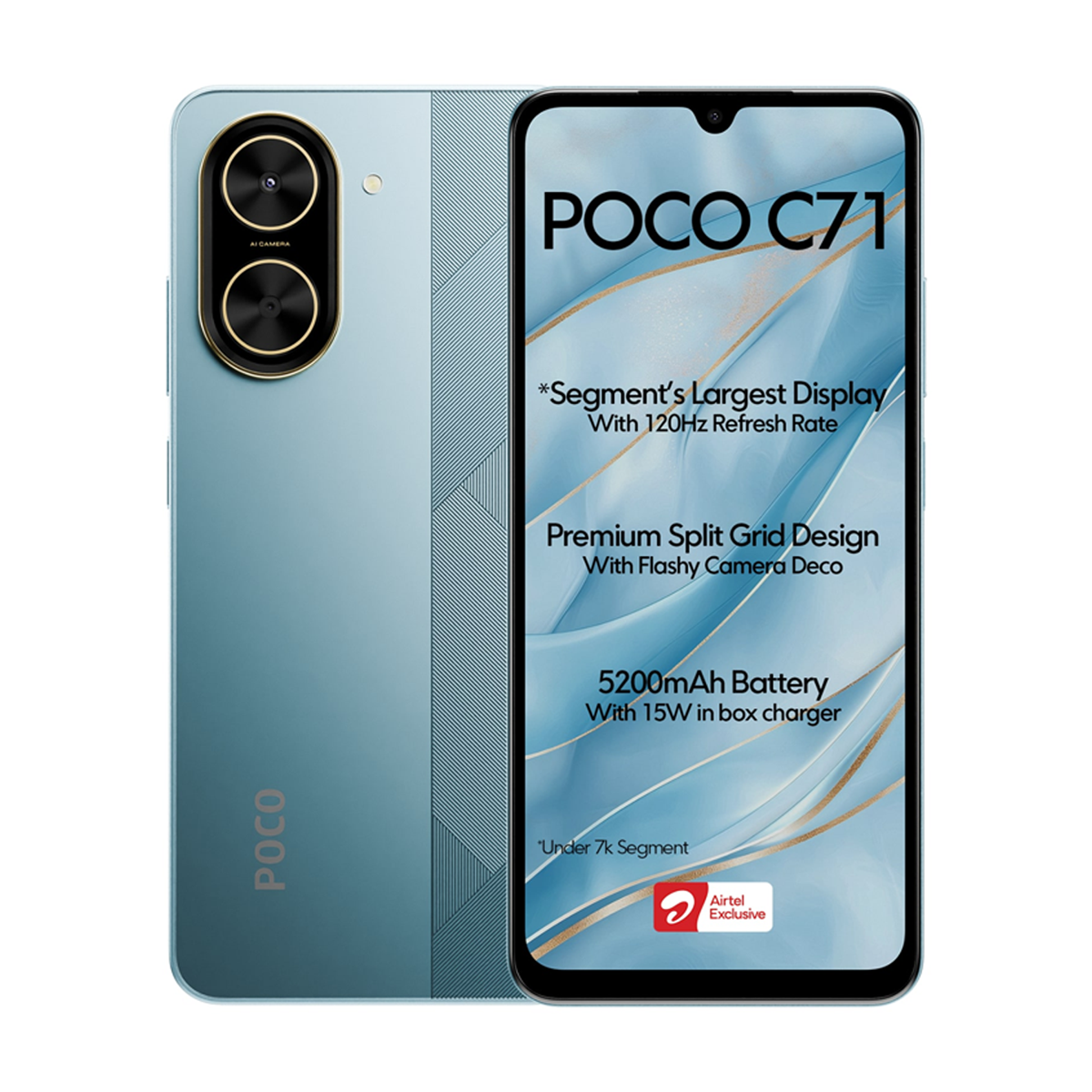 گوشی موبایل شیائومی مدل Poco C71 ظرفیت 128 گیگابایت رم 4 گیگابایت