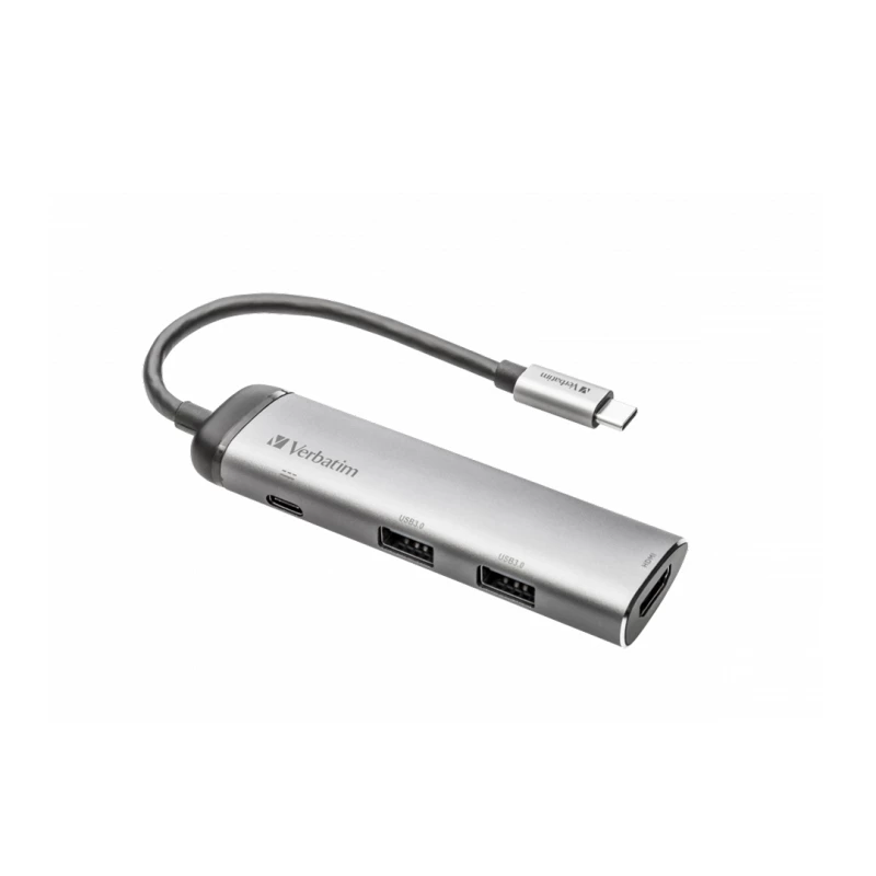 هاب 4 پورت USB-C ورباتیم مدل 49140 — تصویر 1