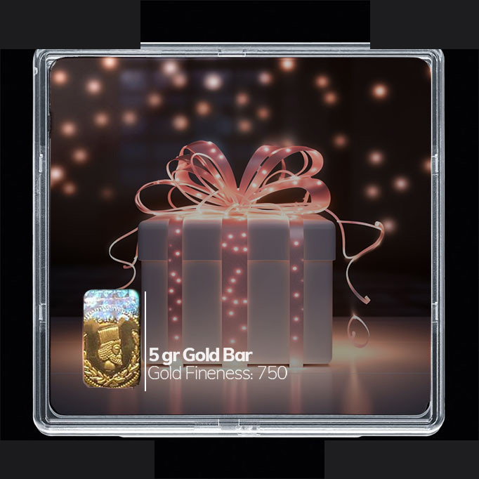 شمش طلا 18 عیار 100 سوت مدوپد مدل کادو کد SG10773