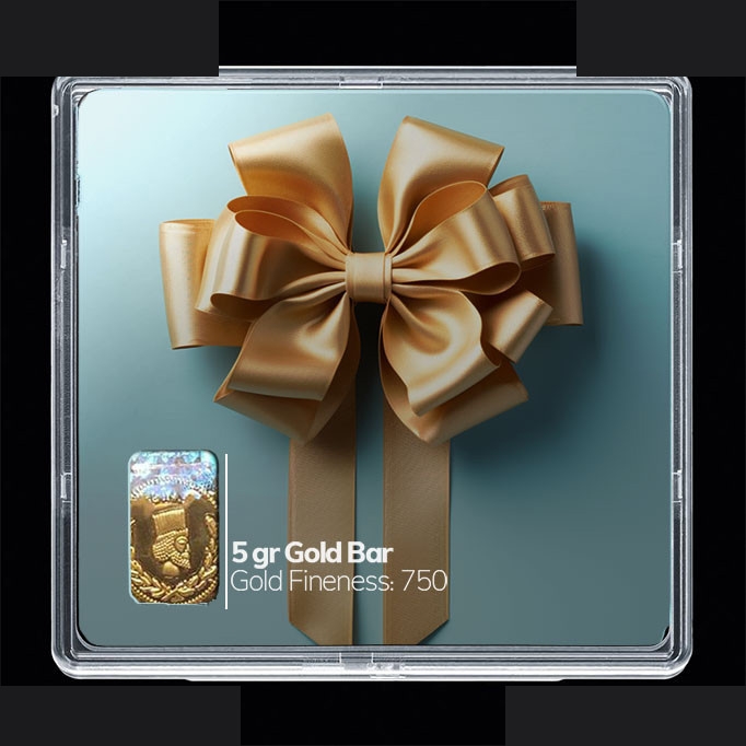 شمش طلا 18 عیار 100 سوت مدوپد مدل روبان کد SG10860