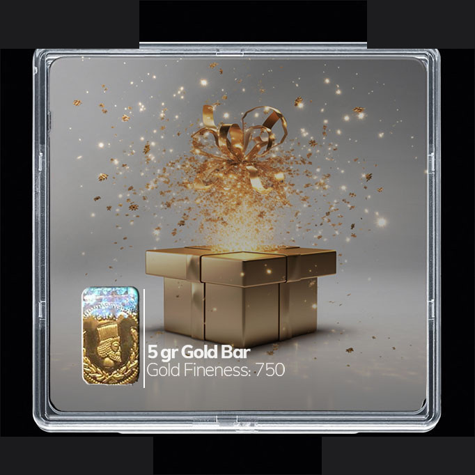 شمش طلا 18 عیار 100 سوت مدوپد مدل کادو کد SG10863