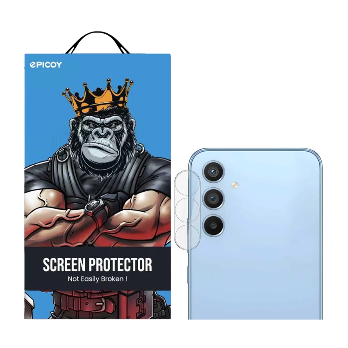 محافظ لنز دوربین گوشی سامسونگ Galaxy A14 اپیکوی مدل 3D-Clear