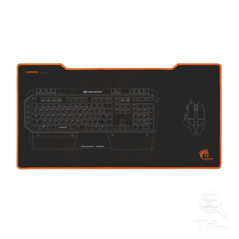 ماوس پد گیمینگ گرین مدل GRIFFIN 700-L