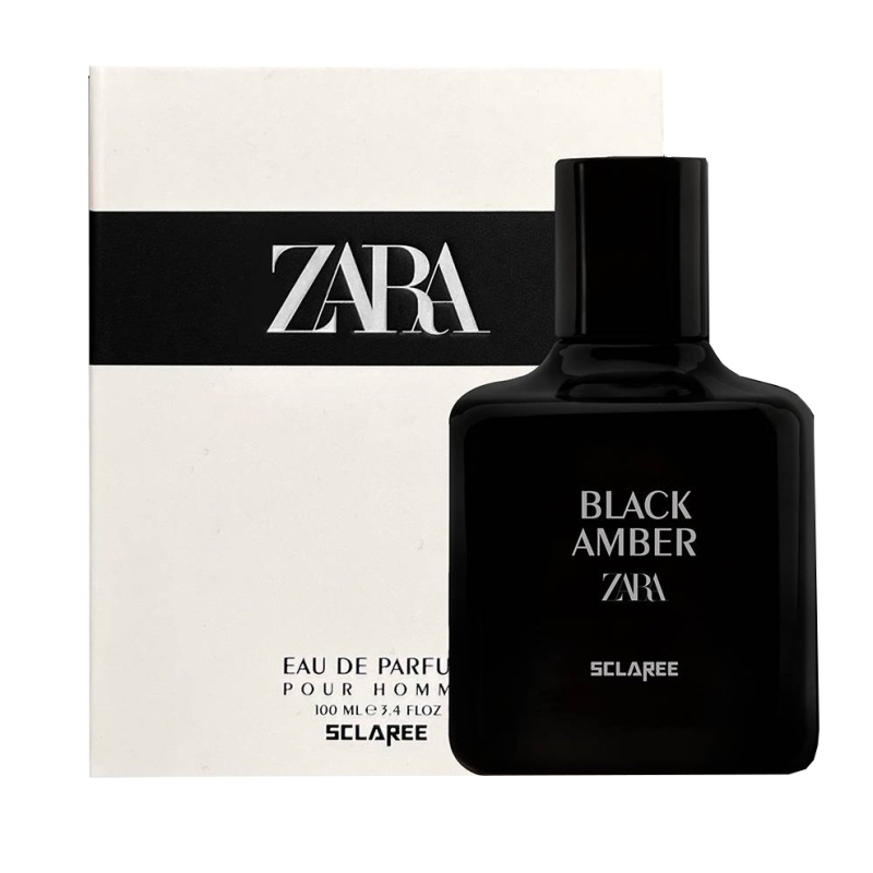 ادو پرفیوم مردانه اسکلاره مدل Black Amber Zara حجم 100 میلی لیتر