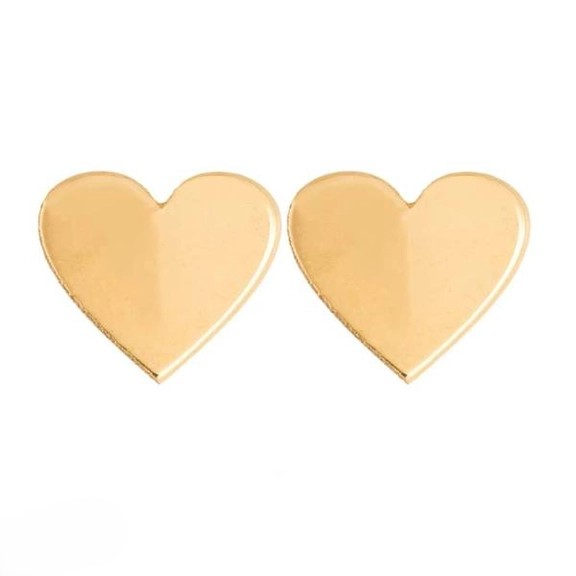 گوشواره طلا 18عیار اپال گلد مدل قلب GH017