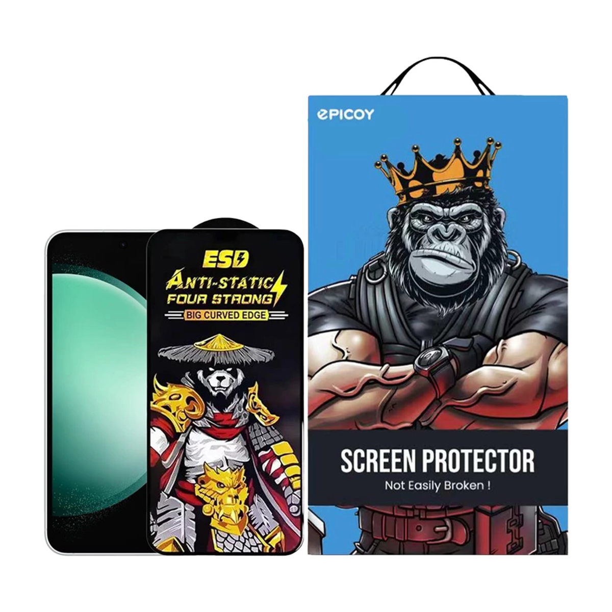 گلس گوشی سامسونگ Galaxy S23 FE - A54 اپیکوی مدل Warrior ESD