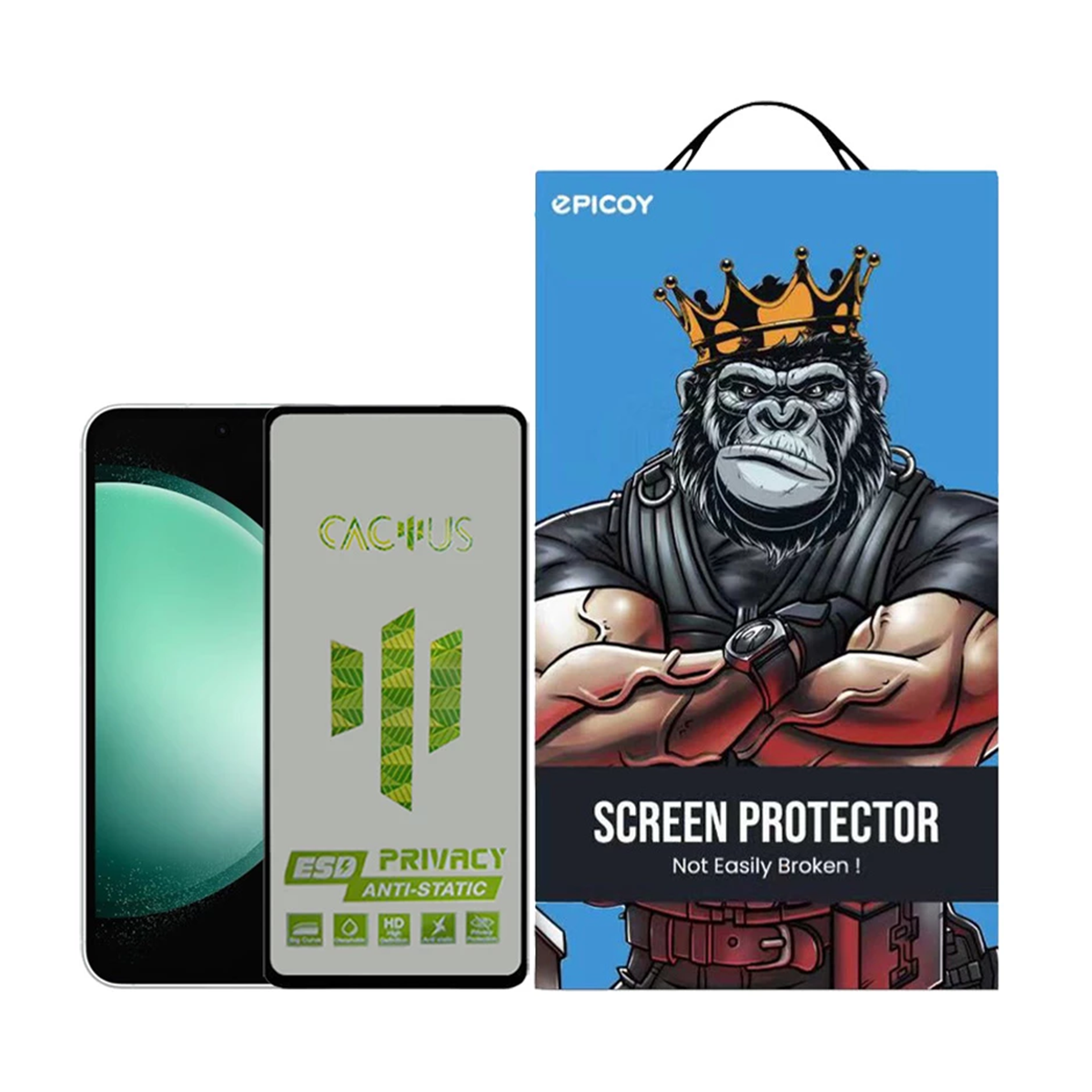 گلس حریم شخصی گوشی سامسونگ Galaxy A54 اپیکوی مدل Cactus-ESD-Privacy