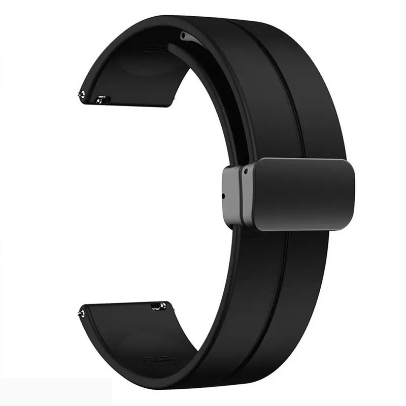 بند اسپریگ مدل Silic-Magnet مناسب برای ساعت هوشمند سامسونگ Galaxy Watch 7 / 7 FE / 6 / 6 Classic / 5 / 5 Pro / 4 / 4 Classic — تصویر 1