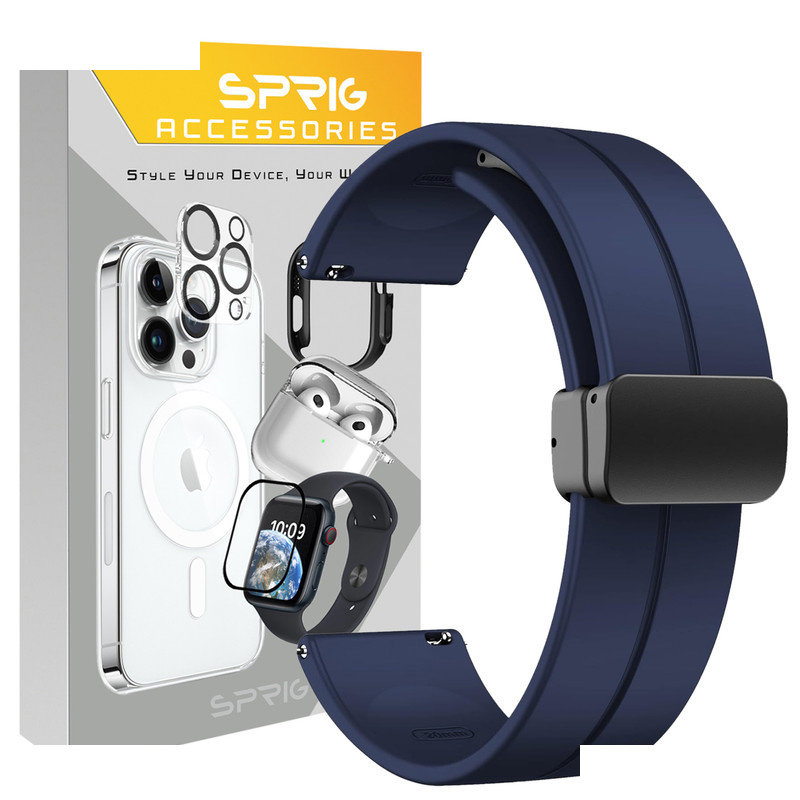 بند اسپریگ مدل SIC Magnet مناسب برای ساعت هوشمند سامسونگ Galaxy Watch 6 Classic 47mm