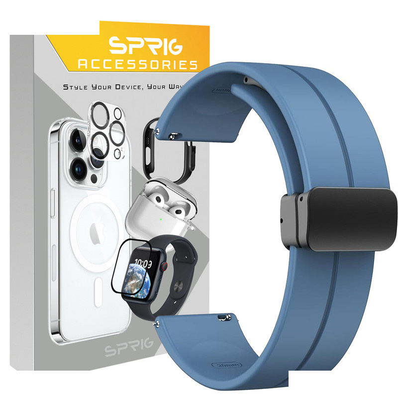 بند اسپریگ مدل SIC Magnet مناسب برای ساعت هوشمند سامسونگ Galaxy watch 4 40mm / watch 4 44mm / watch 4 Classic 42mm / watch 4 classic 46mm