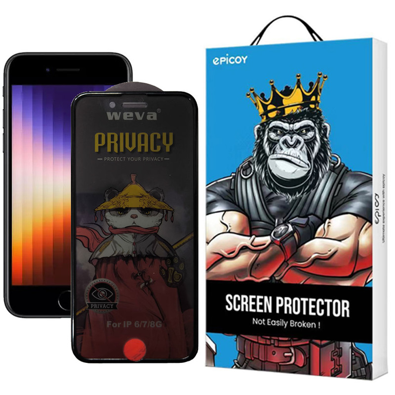 محافظ صفحه نمایش اپیکوی مدل AirBag Privacy مناسب برای گوشی موبایل اپل iPhone 7- 8- SE 2020- SE 2022