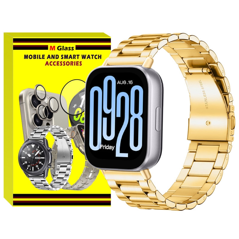 بند امگلس مدل 3Row MG TW مناسب برای ساعت هوشمند شیائومی Redmi Watch 5 Lite 22mm